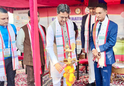 Chief Minister Dr Manik Saha Inaugurate Golf Tournament at BSF Golf Course in Salbagan area of Agartala on December 7.